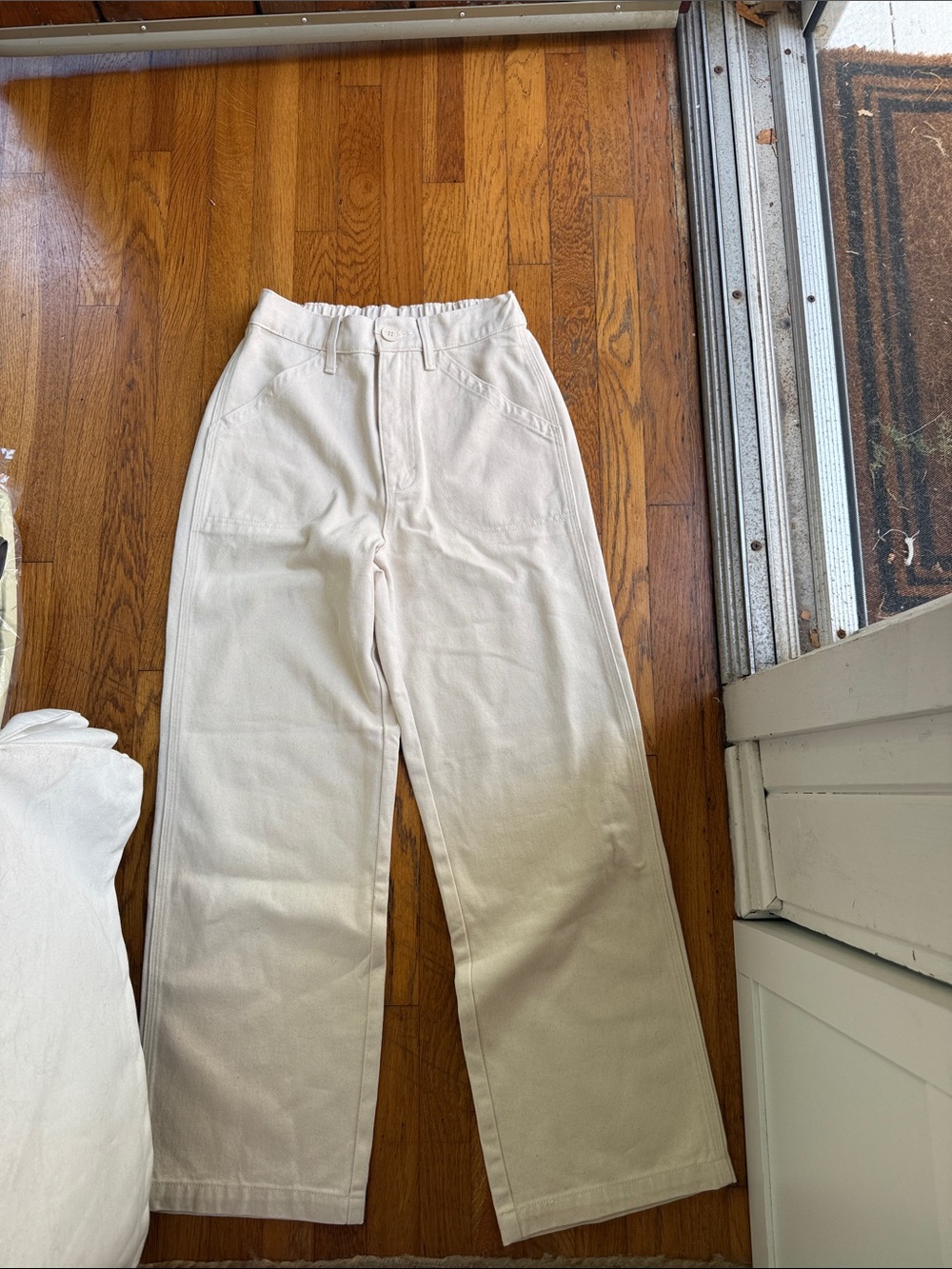 Rhythm Ivory High-Waist Wide Leg Pants